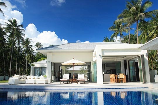 Villa and Pool
