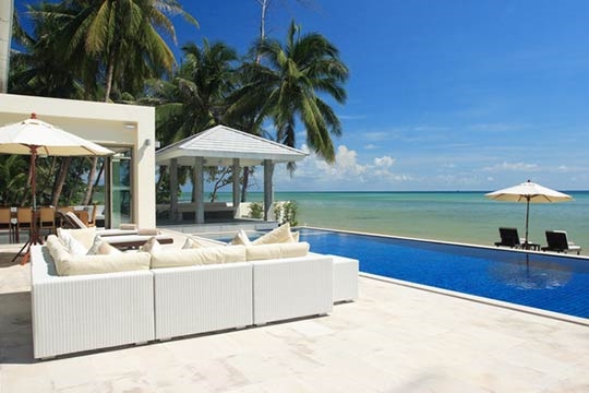 Outdoor Sofas and Beach View
